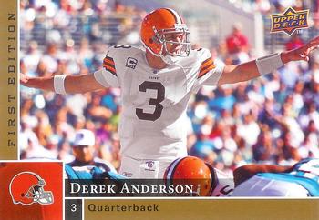 2009 Upper Deck First Edition #36 Derek Anderson Front