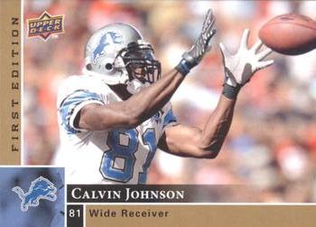 2009 Upper Deck First Edition #50 Calvin Johnson Front