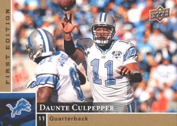 2009 Upper Deck First Edition #52 Daunte Culpepper Front