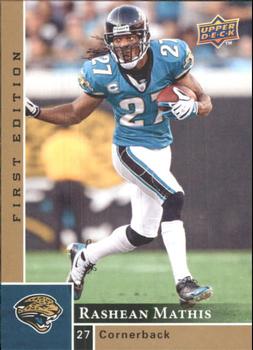 2009 Upper Deck First Edition #72 Rashean Mathis Front