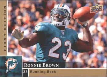 2009 Upper Deck First Edition #78 Ronnie Brown Front