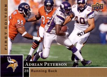 2009 Upper Deck First Edition #83 Adrian Peterson Front