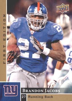 2009 Upper Deck First Edition #98 Brandon Jacobs Front