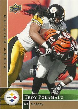 2009 Upper Deck First Edition #117 Troy Polamalu Front