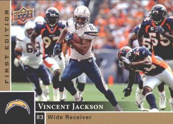 2009 Upper Deck First Edition #127 Vincent Jackson Front