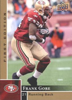 2009 Upper Deck First Edition #129 Frank Gore Front