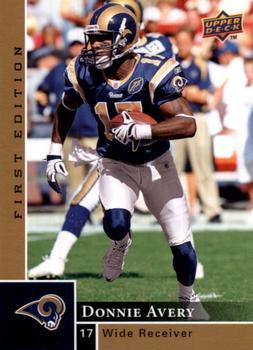 2009 Upper Deck First Edition #136 Donnie Avery Front