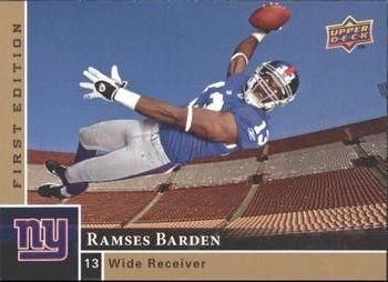 2009 Upper Deck First Edition #151 Ramses Barden Front