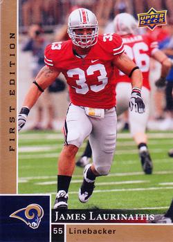 2009 Upper Deck First Edition #166 James Laurinaitis Front