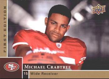2009 Upper Deck First Edition #181 Michael Crabtree Front