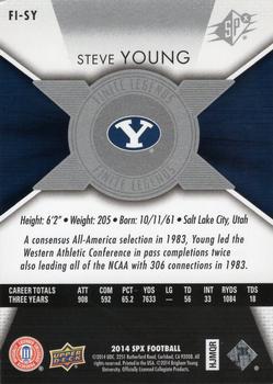 2014 SPx - Finite #FI-SY Steve Young Back