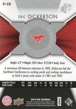 2014 SPx - Finite #FI-ED Eric Dickerson Back
