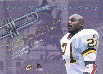 1997 Playoff Super Bowl Card Show #NNO Terry Allen Back