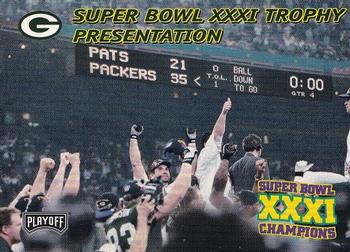 1997 Playoff Green Bay Packers Super Sunday #1 Super Bowl XXXI Champions Front