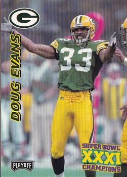 1997 Playoff Green Bay Packers Super Sunday #12 Doug Evans Front