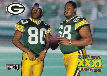 1997 Playoff Green Bay Packers Super Sunday #36 Derrick Mayes / Gary Brown Front