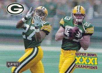 1997 Playoff Green Bay Packers Super Sunday #43 Calvin Jones / Jeff Thomason Front