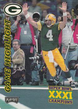 1997 Playoff Green Bay Packers Super Sunday #44 Brett Favre Front