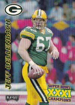 1997 Playoff Green Bay Packers Super Sunday #45 Jeff Dellenbach Front