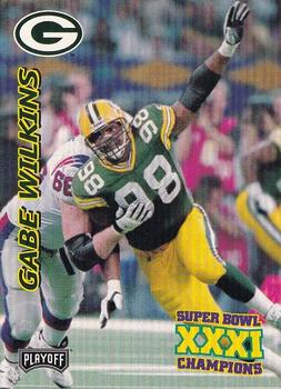 1997 Playoff Green Bay Packers Super Sunday #50 Gabe Wilkins Front