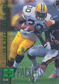 1998 Upper Deck ShopKo Green Bay Packers II #10 William Henderson Front