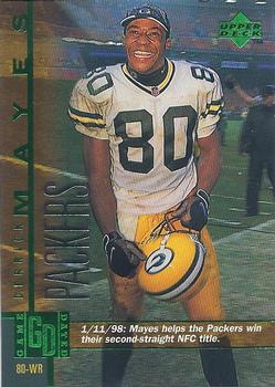 1998 Upper Deck ShopKo Green Bay Packers II #63 Derrick Mayes Front