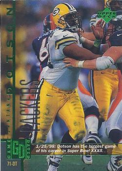 1998 Upper Deck ShopKo Green Bay Packers II #65 Santana Dotson Front