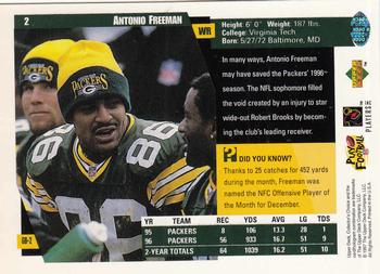 1997 Collector's Choice ShopKo Green Bay Packers #GB2 Antonio Freeman Back