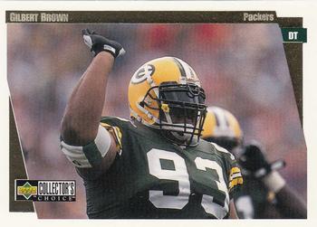 1997 Collector's Choice ShopKo Green Bay Packers #GB27 Gilbert Brown Front