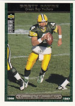 1997 Collector's Choice ShopKo Green Bay Packers #GB41 Brett Favre Front