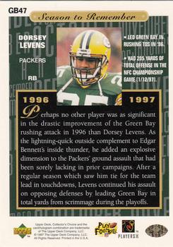 1997 Collector's Choice ShopKo Green Bay Packers #GB47 Dorsey Levens Back