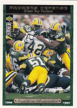 1997 Collector's Choice ShopKo Green Bay Packers #GB52 Packer Defense Front