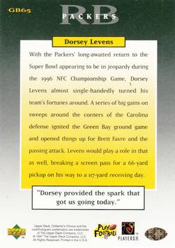 1997 Collector's Choice ShopKo Green Bay Packers #GB65 Dorsey Levens Back
