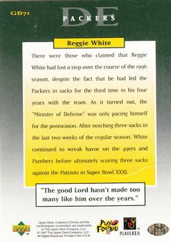 1997 Collector's Choice ShopKo Green Bay Packers #GB71 Reggie White Back