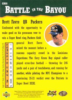1997 Collector's Choice ShopKo Green Bay Packers #GB80 Brett Favre Back