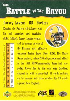1997 Collector's Choice ShopKo Green Bay Packers #GB86 Dorsey Levens Back
