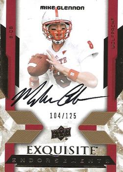 2013 Upper Deck Exquisite Collection - Exquisite Endorsements #EE-MG Mike Glennon Front