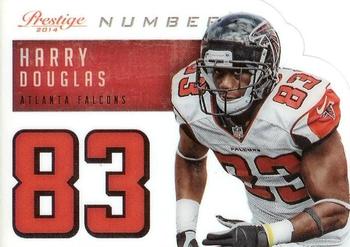 2014 Panini Prestige - Behind The Jersey Numbers #7 Harry Douglas Front