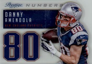 2014 Panini Prestige - Behind The Jersey Numbers #23 Danny Amendola Front
