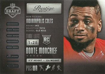 2014 Panini Prestige - Draft Big Board #19 Donte Moncrief Front