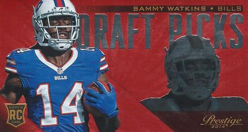2014 Panini Prestige - Draft Picks Jumbo Red Retail #12 Sammy Watkins Front