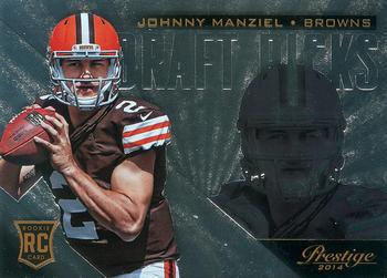 2014 Panini Prestige - Draft Picks Retail #DP7 Johnny Manziel Front