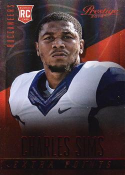 2014 Panini Prestige - Extra Points Red #219 Charles Sims Front