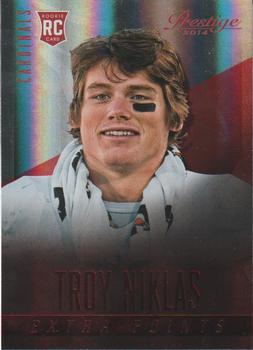 2014 Panini Prestige - Extra Points Red #296 Troy Niklas Front