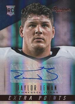 2014 Panini Prestige - Extra Points Red Autographs #287 Taylor Lewan Front