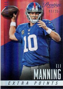2014 Panini Prestige - Extra Points Silver Holofoil #109 Eli Manning Front