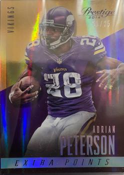 2014 Panini Prestige - Extra Points Silver Holofoil #144 Adrian Peterson Front
