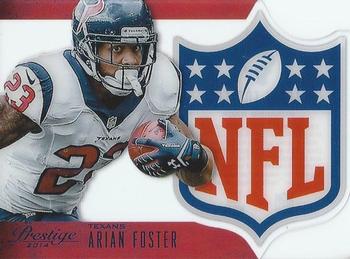 2014 Panini Prestige - NFL Shield #6 Arian Foster Front