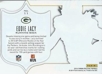 2014 Panini Prestige - NFL Shield #11 Eddie Lacy Back