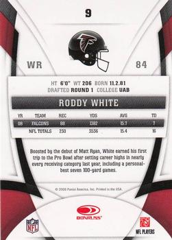 2009 Donruss Certified #9 Roddy White Back